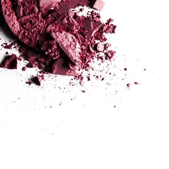 crushed make-up products - beauty and cosmetics styled concept, elegant visuals