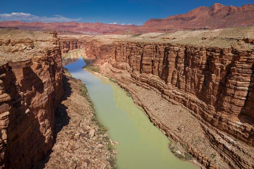 Colorado River and Glen canyon in Canyonlands National Park, Moab, Utah, United States