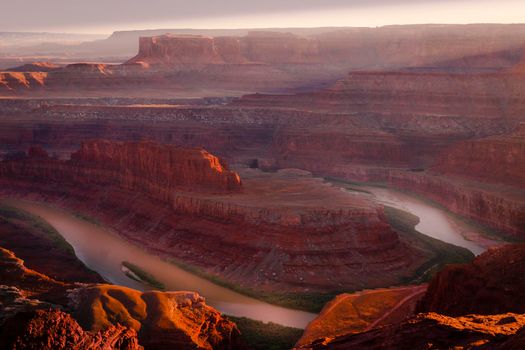 Colorado River from Dead Horse national park viewpoint , Utah, United States