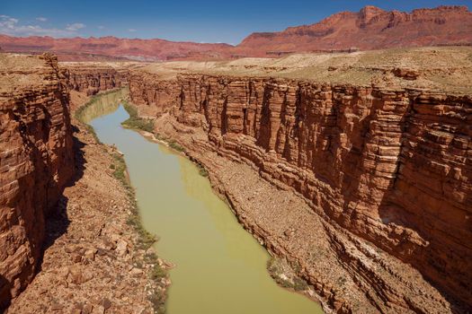 Colorado River and Glen canyon in Canyonlands National Park, Moab, Utah, United States