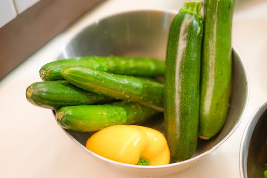 Image of vegetables placed in the kitchen. Shooting Location: Yokohama-city kanagawa prefecture