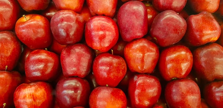 Fresh red apples good for multimedia and content background group of red ripe apples