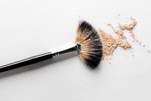 crushed make-up products - beauty and cosmetics styled concept, elegant visuals