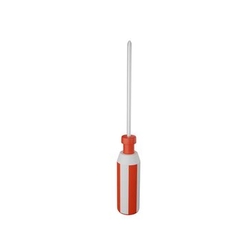 3d rendering tool screwdriver background isolated