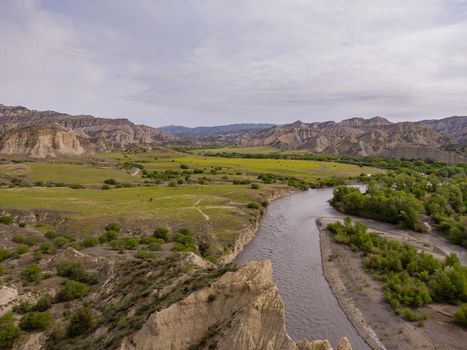 Beautiful nature in georgia khahetia travel fields