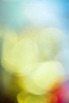 Colorful blurry lights - abstract background, bokeh overlay defocused design concept. Colour your imagination