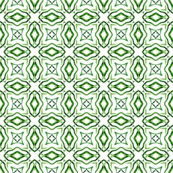 Repeating striped hand drawn border. Green likable boho chic summer design. Textile ready trending print, swimwear fabric, wallpaper, wrapping. Striped hand drawn design.