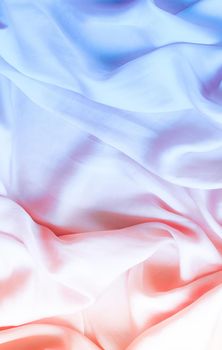 Neon soft silk waves, flatlay - elegant fabric textures, abstract backgrounds and modern pastel colours concept. Feel the sense of timeless luxury