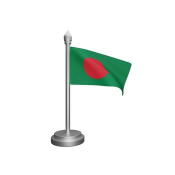 3d rendering of bangladesh flag concept bangladesh national day