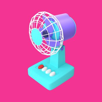 3d rendering of fan