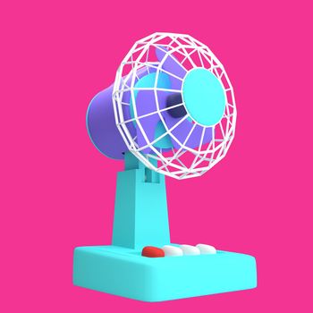 3d rendering of fan