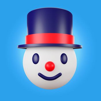 3d avatar snowman