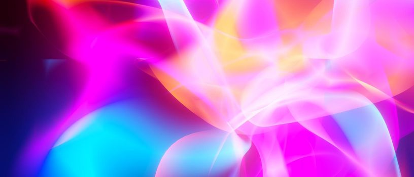 Abstract Colorful Light Art Effects Clean Dim Purple Background Wallpaper