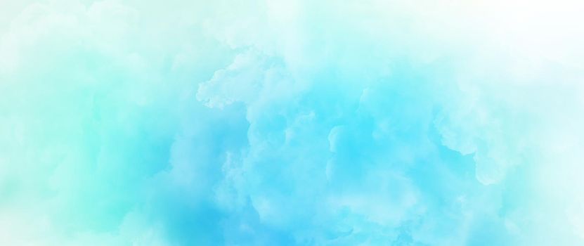 Luxurious And Elegant Clouds Art Flashy Banner Background