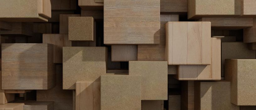 Blocks abstract background wood texture