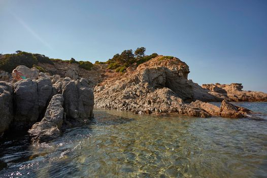 Natural inlet of the sea typical of the southern coast of Sardinia.