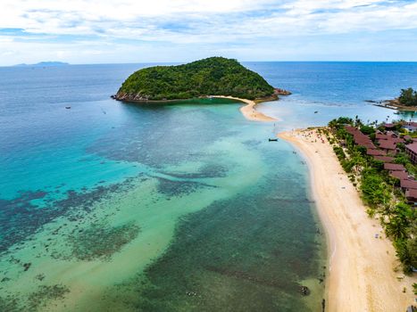 Mae Haad beach in koh Phangan, Surat Thani, Thailand, south east Asia