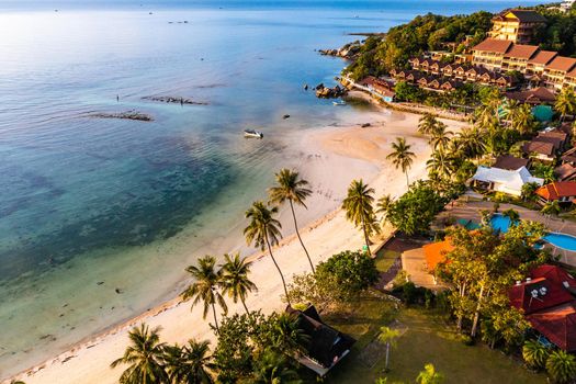 Haad Yao is a beautiful white sand beach that bends gently around the north west of Koh Phangan