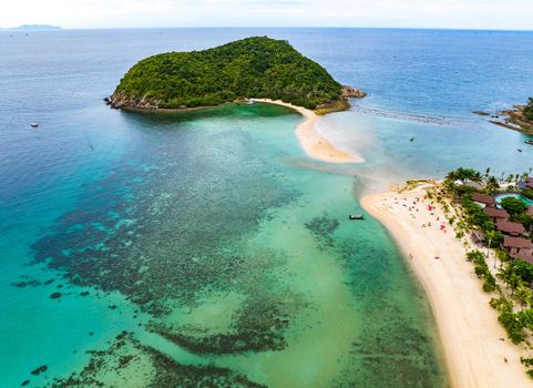 Mae Haad beach in koh Phangan, Surat Thani, Thailand, south east Asia