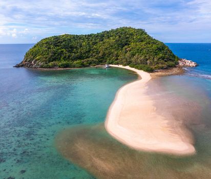 Mae Haad beach in koh Phangan, Surat Thani, Thailand, south east Asia