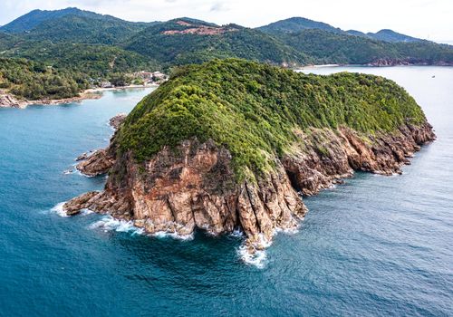 Mae Haad beach in koh Phangan, Surat Thani, Thailand, south east Asia