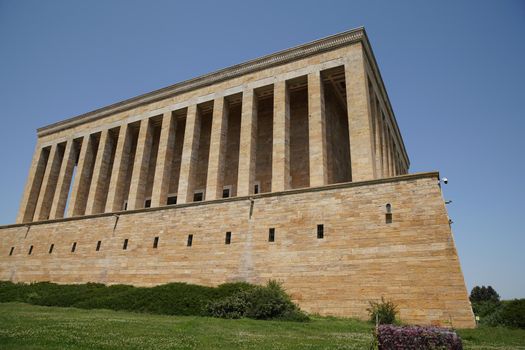Anitkabir mausoleum of Mustafa Kemal Ataturk in Ankara City, Turkiye