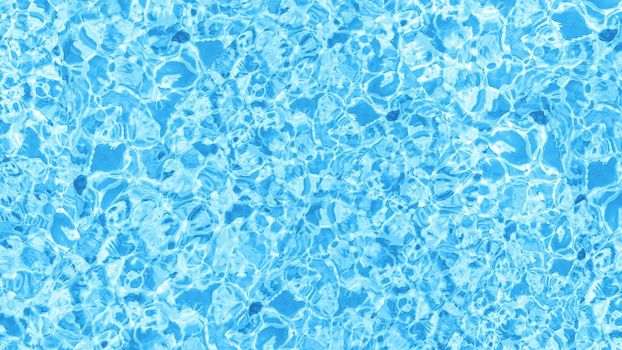 Closeup of desaturated transparent clear calm water surface texture with splashes and bubbles. Trendy abstract nature background.