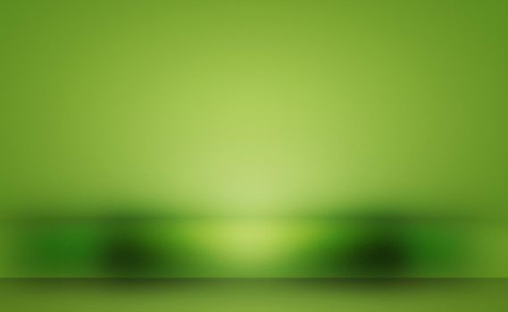 Green gradient abstract background empty room with space for your text and picture