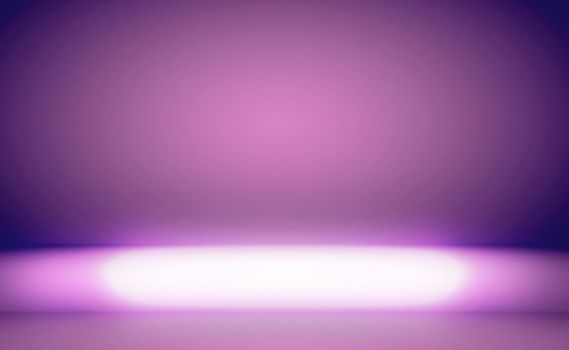 Studio Background Concept - abstract empty light gradient purple studio room background for product. Plain Studio background