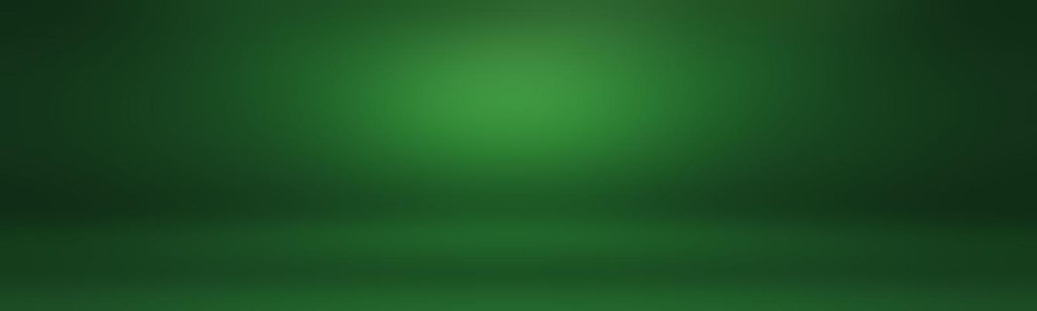 Luxury plain Green gradient abstract studio background empty room with space for your text and picture.