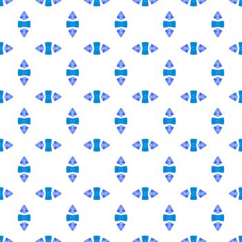 Oriental arabesque hand drawn border. Blue positive boho chic summer design. Arabesque hand drawn design. Textile ready fine print, swimwear fabric, wallpaper, wrapping.