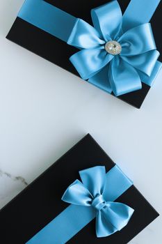 Romantic celebration, lifestyle and birthday present concept - Luxury holiday gifts on marble