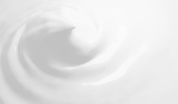 White cosmetic cream background 3d render