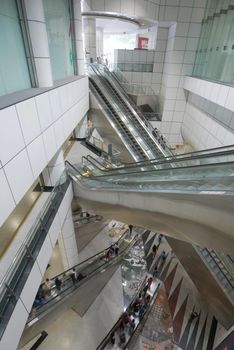 singapore, Marina bay 12 june 2022. interior of plaza singapore shopping mall .