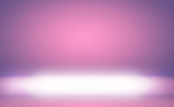 Studio Background Concept - abstract empty light gradient purple studio room background for product. Plain Studio background