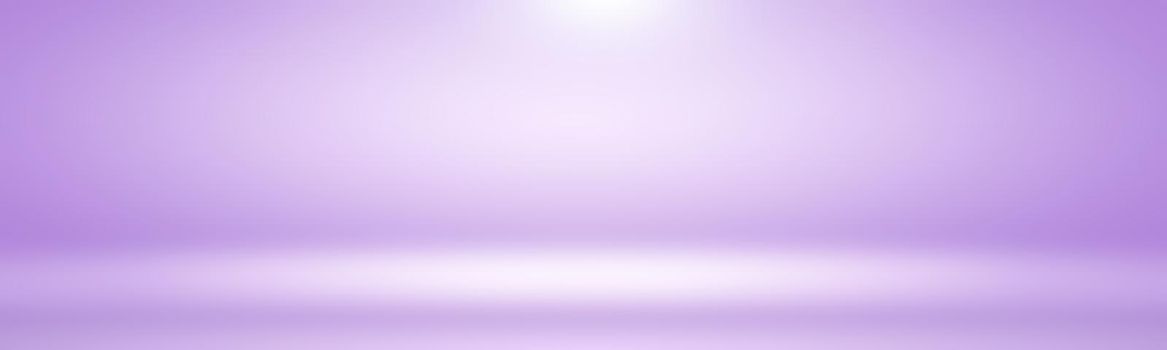 Studio Background Concept - abstract empty light gradient purple studio room background for product. Plain Studio background