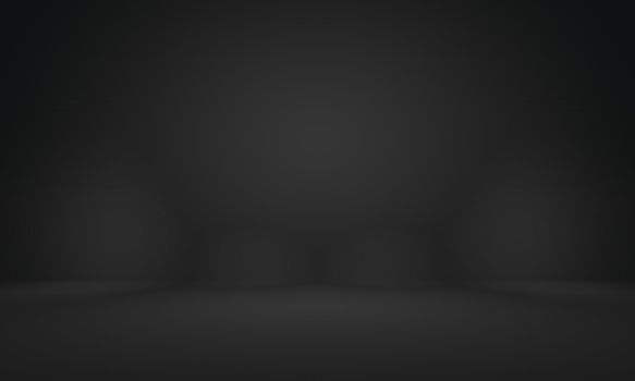 Abstract luxury blur dark grey and black gradient, used as background studio wall for display your products