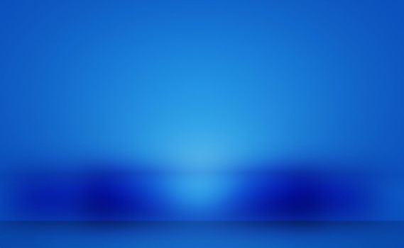 Abstract Luxury gradient Blue background. Smooth Dark blue with Black vignette Studio Banner