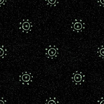 Hand Drawn Snowflakes Christmas Seamless Pattern. Subtle Flying Snow Flakes on chalk snowflakes Background. Authentic chalk handdrawn snow overlay. Awesome holiday season decoration.