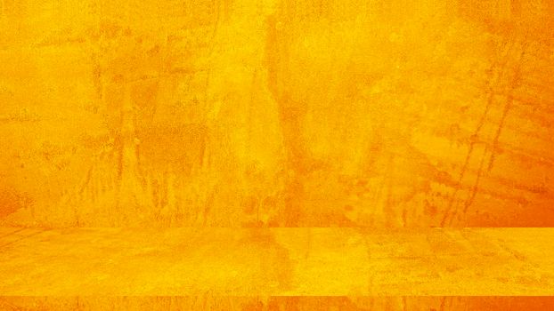 Texture of golden decorative plaster or concrete. Abstract grunge background for design.