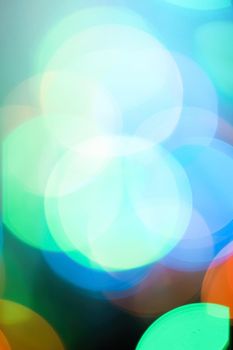 Colorful blurry lights - abstract background, bokeh overlay defocused design concept. Colour your imagination