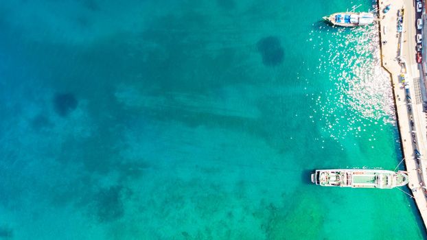 boat pier in Agios Nikolaos, Crete, Greece