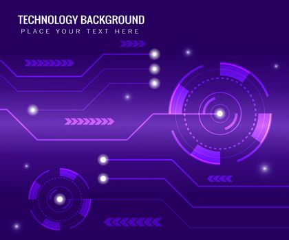 binary circuit board future technology, purple HUD world cyber security concept background,