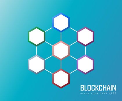 Block chain design. Crypto currency mining icon. Bitcoin service.