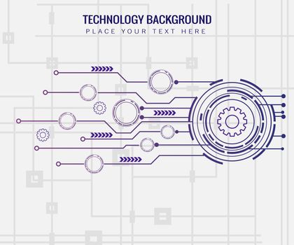technology background with various elements structural
