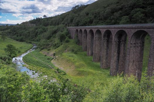The 90 foot high Smardale Gill viaduct over Scandal Beck, Eden Valley, Cumbria, UK