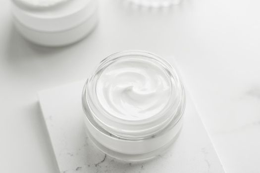 Beauty, anti-age cream and body care concept - Luxury skincare cosmetics in a bathroom