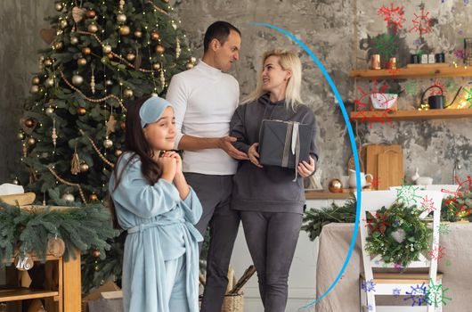 family with virtual barrier as virus protection.