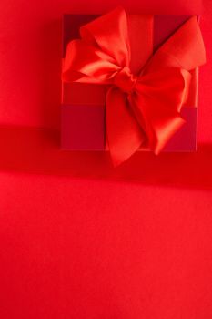 Romantic celebration, lifestyle and birthday present concept - Luxury holiday gifts on red