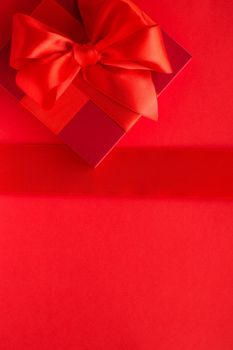 Romantic celebration, lifestyle and birthday present concept - Luxury holiday gifts on red